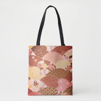 Bolsa Tote Vintage Colinas e rios japoneses