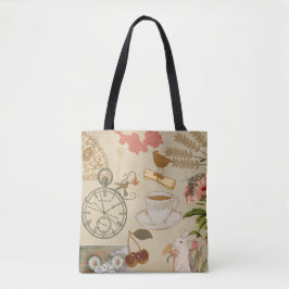 Bolsa Tote Vintage Collage Art