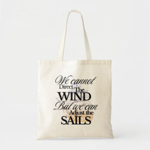 Bolsa Tote Vintage com gráficos brancos e pretos inspiraciona