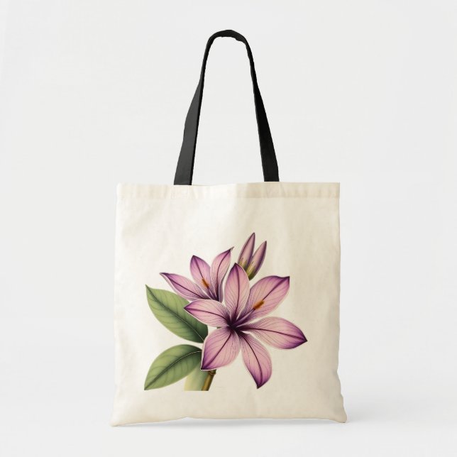 Bolsa Tote Vintage crocus (Frente)