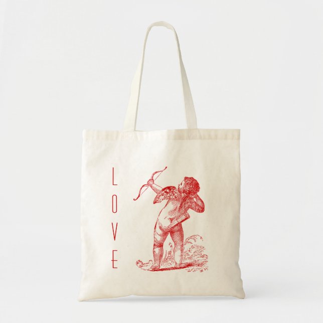 Bolsa Tote Vintage Cupid (Frente)