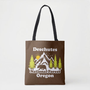 Bolsa Tote Vintage Deschutes National Forest Oregon