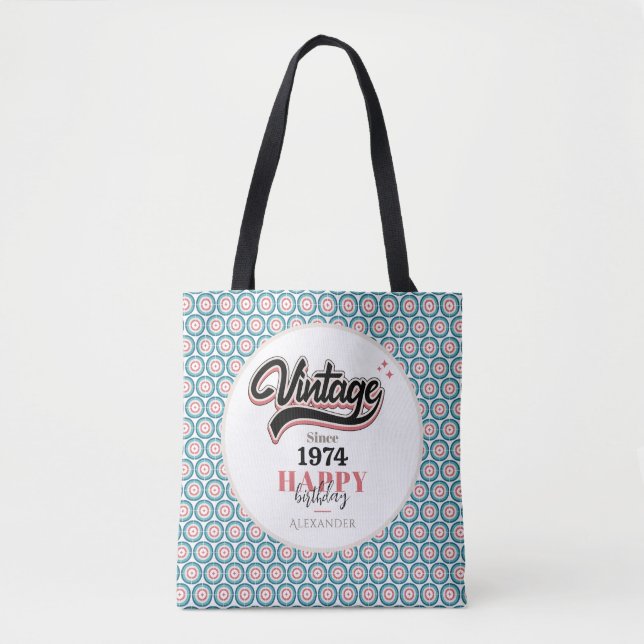 Bolsa Tote Vintage desde - 1974 (Frente)