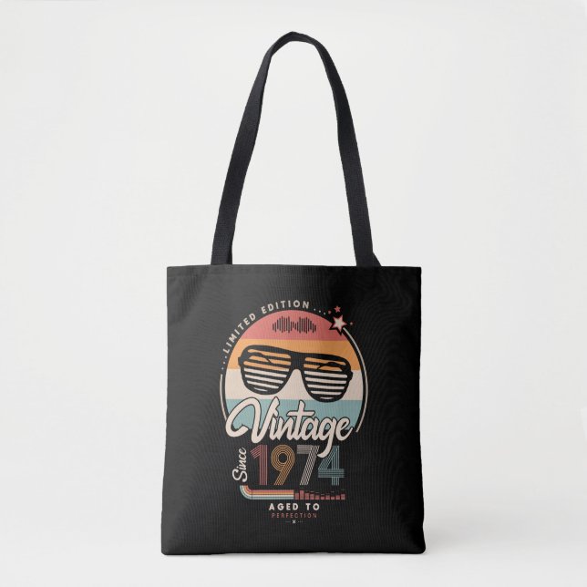 Bolsa Tote Vintage desde 1974 (Frente)