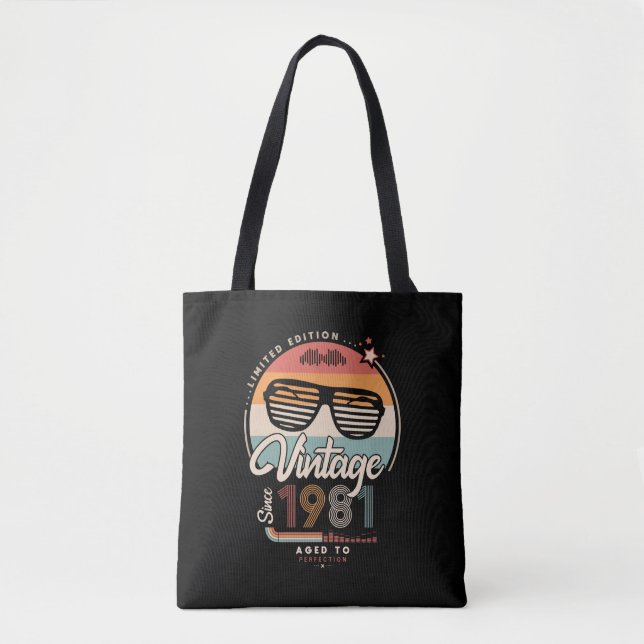 Bolsa Tote Vintage desde 1981 (Frente)
