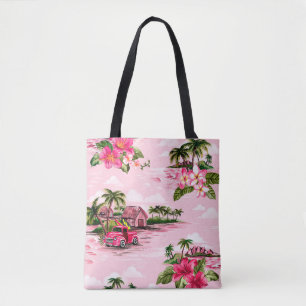 Bolsa Tote Vintage, design de pano de casca-de-galinha do Hav