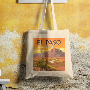 Bolsa Tote Vintage El Paso Texas