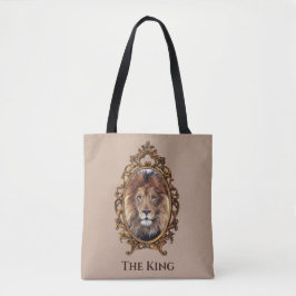 Bolsa Tote Vintage Elegante Brown Lion King Pais Retroritário