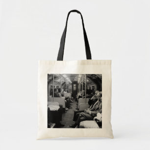 Bolsa Tote Vintage England London - dentro técnico ferroviá