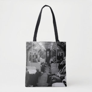 Bolsa Tote Vintage England London - dentro técnico ferroviári