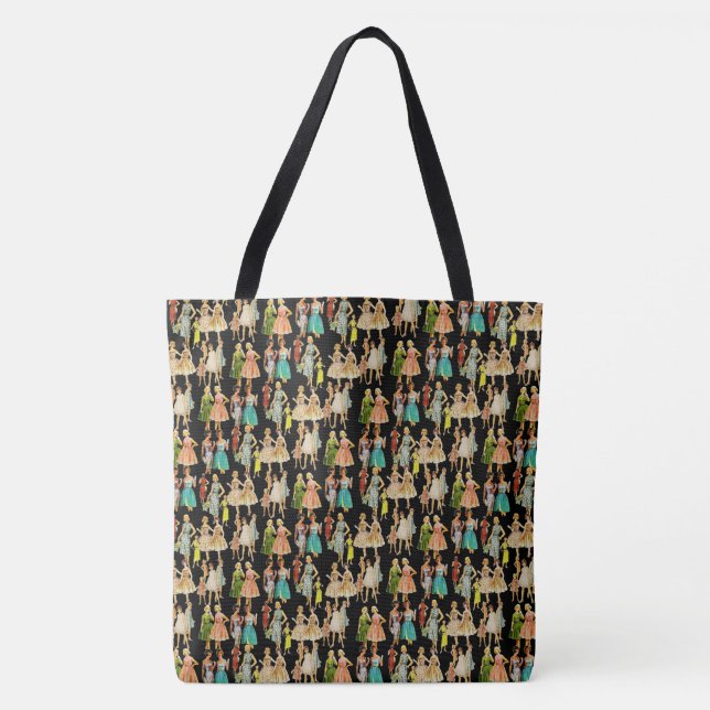 Bolsa Tote Vintage Fashion (Frente)