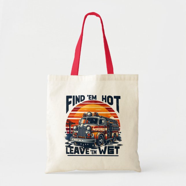 Bolsa Tote Vintage Fire Truck (Frente)