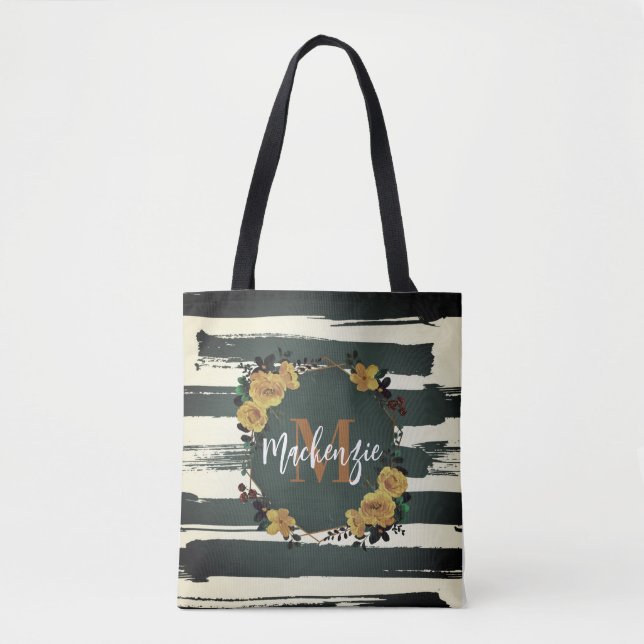 Bolsa Tote Vintage Floral Frame (Frente)