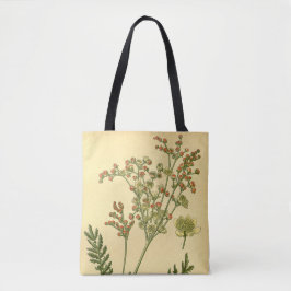 Bolsa Tote Vintage Floral Peachy Dropwort Wall Clock