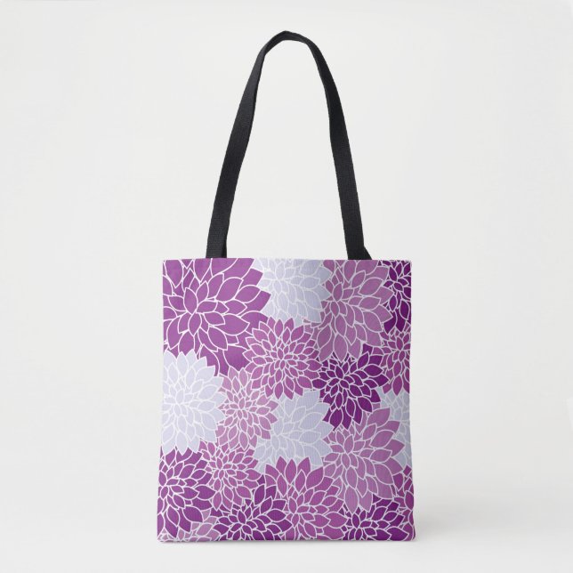 Bolsa Tote Vintage Floral Toque (Frente)