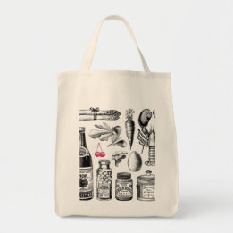 Bolsa Tote Vintage Foodie