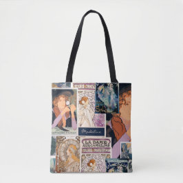 Bolsa Tote Vintage French Poster Collage Personalize
