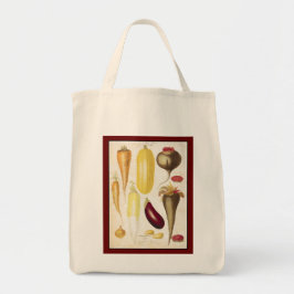 Bolsa Tote Vintage Garden Vegetables Kitchen Art Shopping