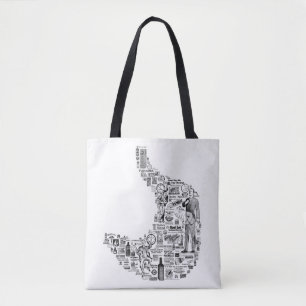 Bolsa Tote Vintage Gastroenterology - presente gastroenterolo