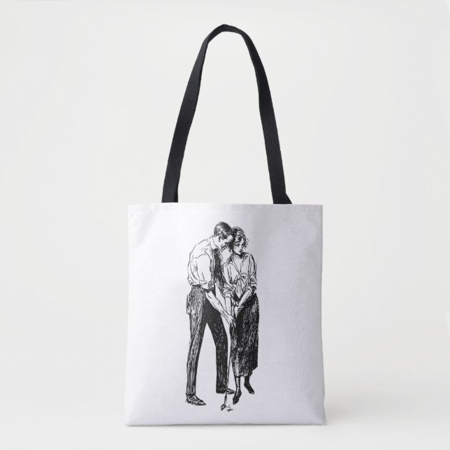 Bolsa Tote Vintage Golf Lessons (Frente)