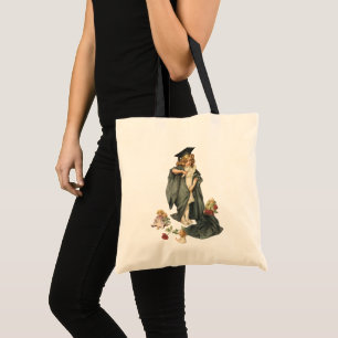 Bolsa Tote Vintage Graduation, Parabéns Formandos!