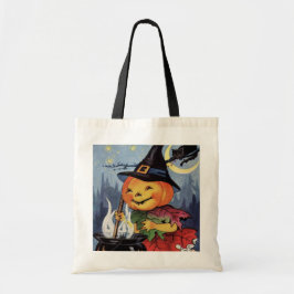 Bolsa Tote Vintage Halloween bruxas bruxas trick tratam