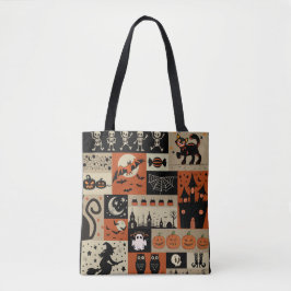 Bolsa Tote Vintage Halloween, nostalgia de Halloween
