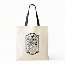 Vintage Halloween Witch Warning Typografia