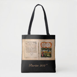 Bolsa Tote Vintage Happy Purim