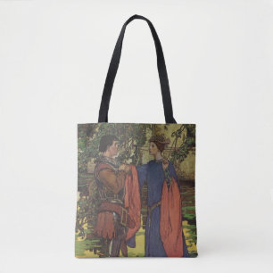 Bolsa Tote Vintage Hero Prince Knight Shining Armor Princess
