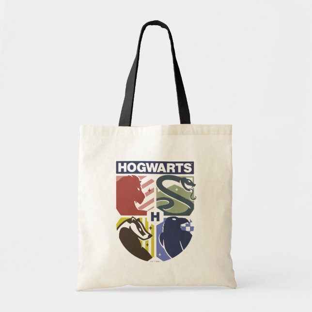 Bolsa Tote Vintage HOGWARTS™ Stamped Crest (Frente)