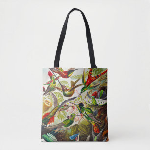 Bolsa Tote Vintage Hummingbird por Ernst Haeckel