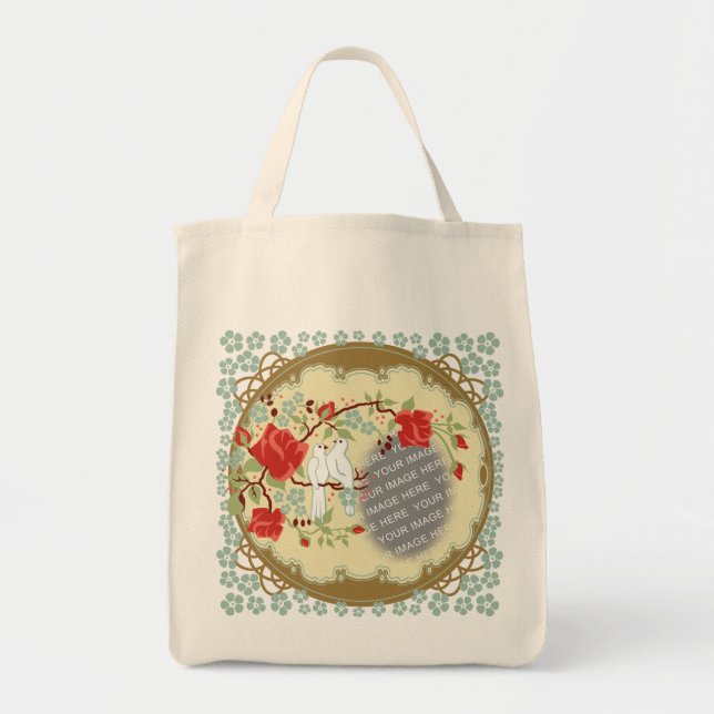 Bolsa Tote Vintage Inspirated Love Customable (Frente)