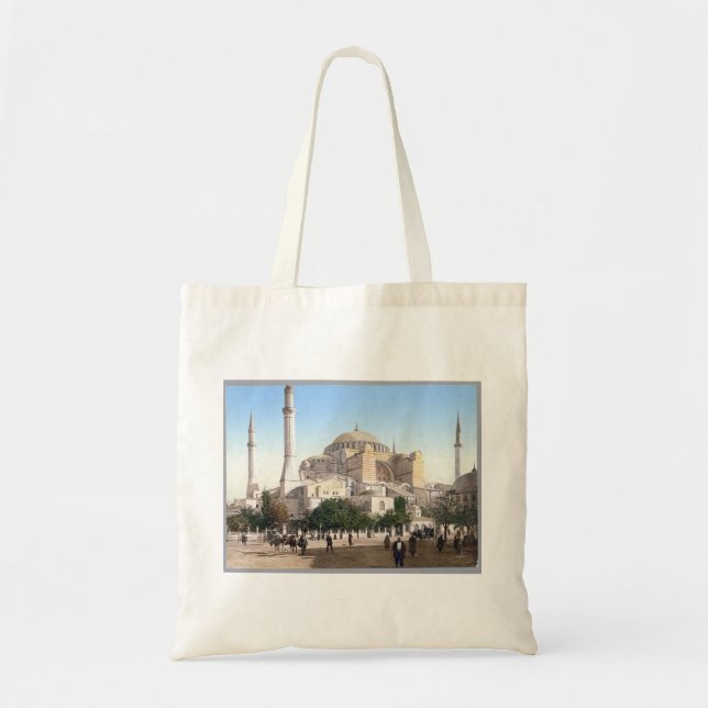 Bolsa Tote Vintage Istambul - Hagia Sophia (Frente)