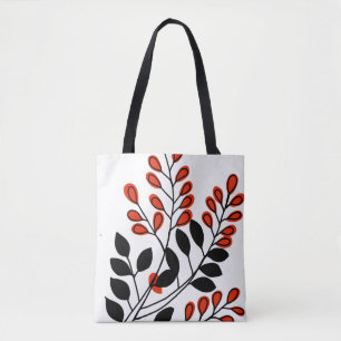Bolsa Tote Vintage japonês Hanafuda art folha 1 de julho