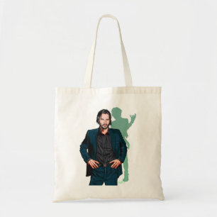 Bolsa Tote Vintage Keanu Art Reeves Incrível Para Fãs De Film