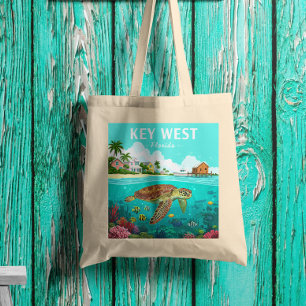 Bolsa Tote Vintage Key West Florida