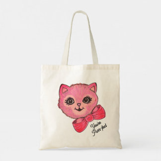 Bolsa Tote Vintage kitten dual sided Tote Bag