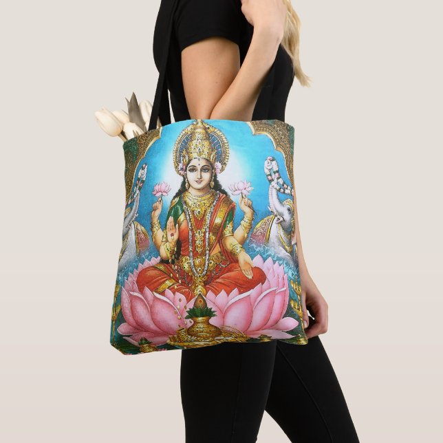 Bolsa Tote Vintage Lakshmi - Deusa das Bênçãos (Close Up)