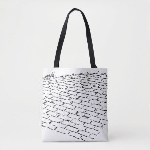 Bolsa Tote Vintage Mágico de Oz Estrada de Tijolos Amarelos p