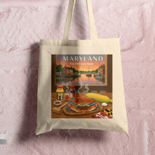 Bolsa Tote Vintage Maryland
