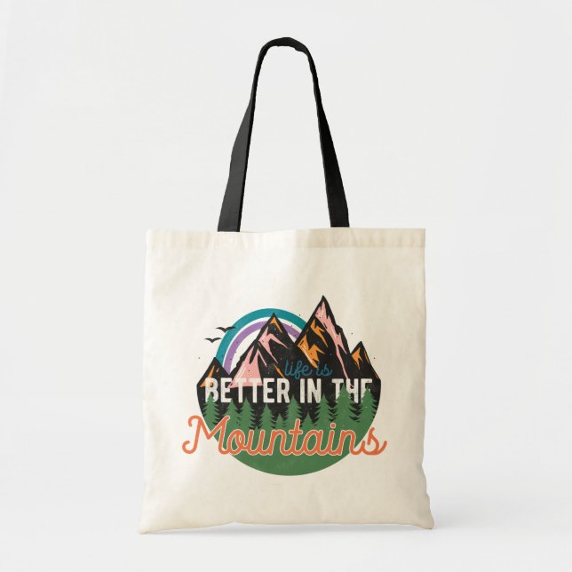 Bolsa Tote Vintage Mountain Adventure (Frente)