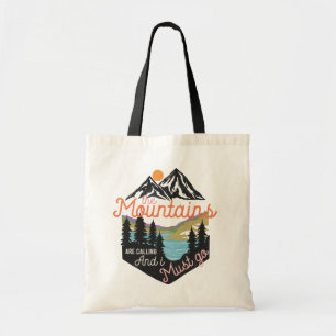 Bolsa Tote Vintage Mountain Adventure