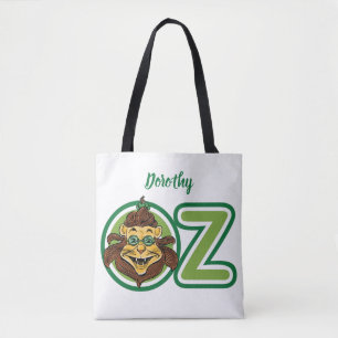 Bolsa Tote Vintage O Mágico de Oz, Leão na Letra O