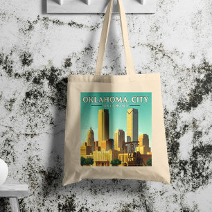 Bolsa Tote Vintage Oklahoma City Oklahoma