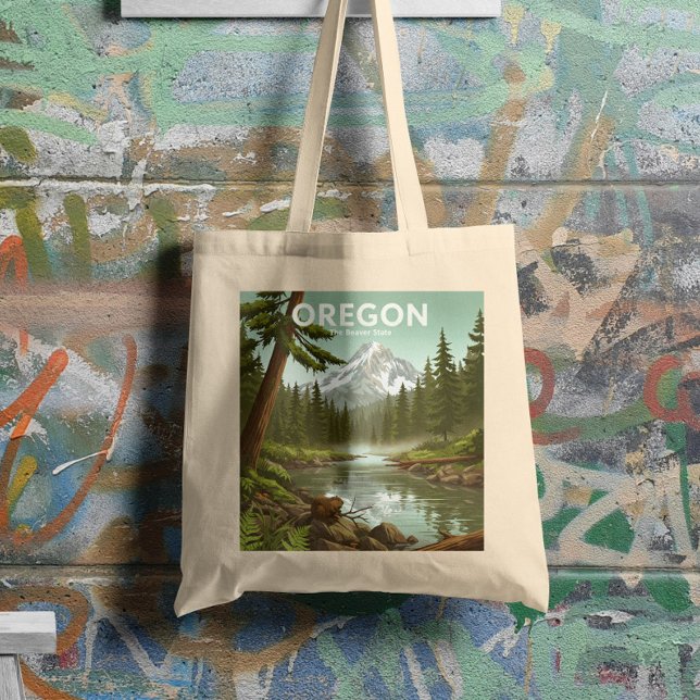 Bolsa Tote Vintage Oregon (Criador carregado)