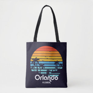 Bolsa Tote Vintage Orlando Florida Sunset