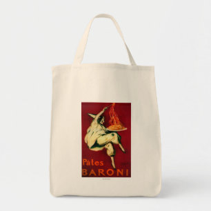 Bolsa Tote Vintage PosterEurope de Baroni das pastas