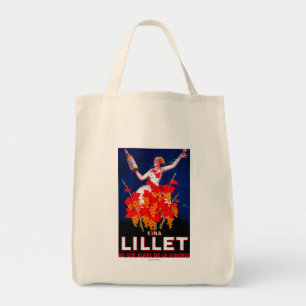 Bolsa Tote Vintage PosterEurope de Lillet das kinas