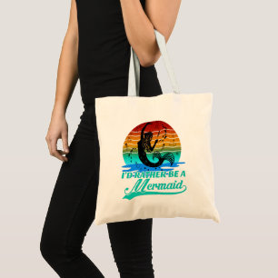 Bolsa Tote Vintage Retro Sunset Preferencialmentes É Uma Ser